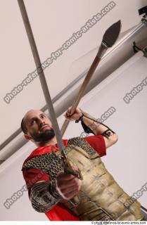 MARCUS STANDING POSE WITH SWORD AND SPEAR